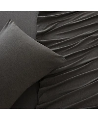 Linery & Co. Heathered Melange Cotton Jersey Knit Sheet Set
