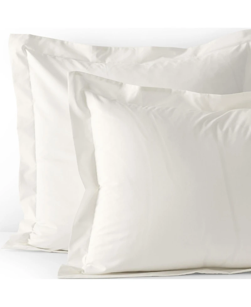 Lands' End 300 Thread Count Cotton Smooth Percale Pillow Sham