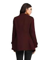 Belle & Bloom Women's Bad Girl Wool Blend Moto Coat