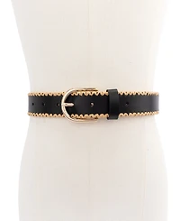 Kate Spade New York Women's 35mm Straw Edge Belt