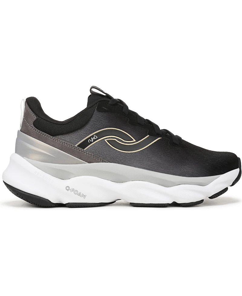 Ryka Premium Women's Elevate Lx Lace Up Walking Sneakers