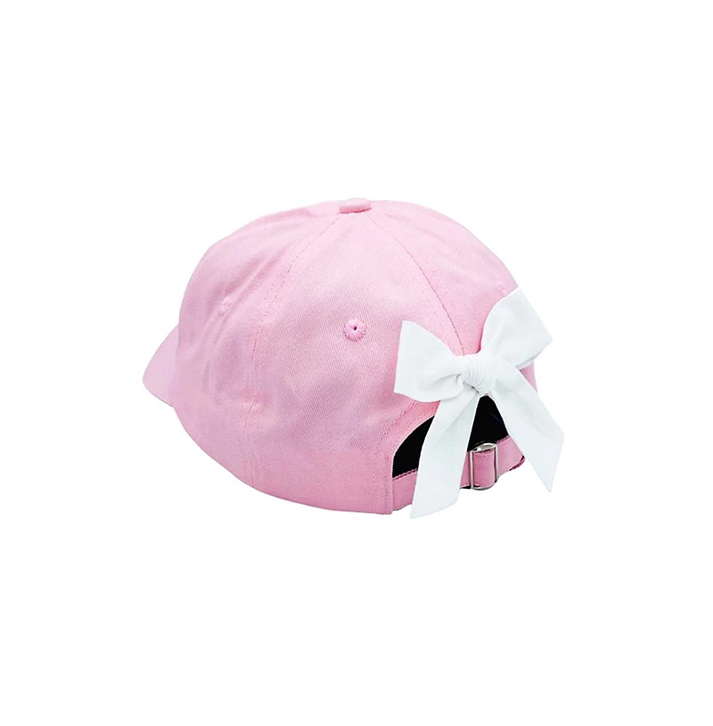 Bits & Bows Girls Girls Sister Bow Baseball Hat in Pink