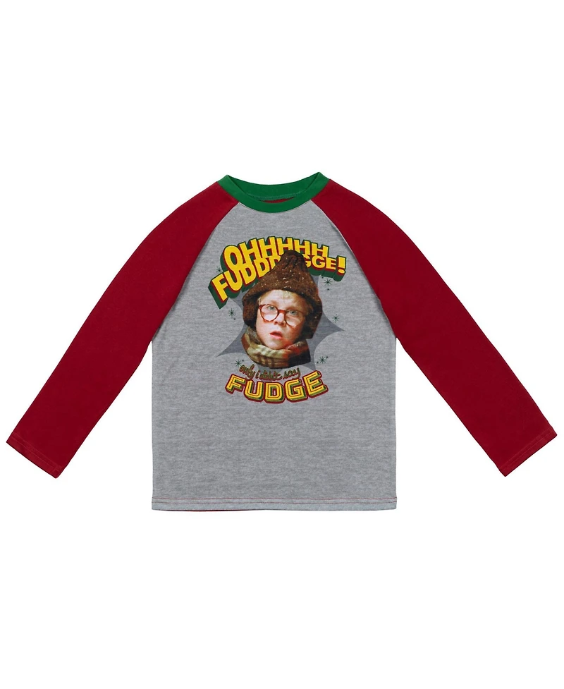 A Christmas Story Boys Pullover Pajama Shirt and Pants Sleep Set