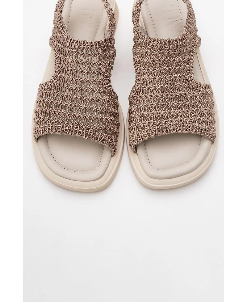 Weave Leather Woven Sandal (Women)