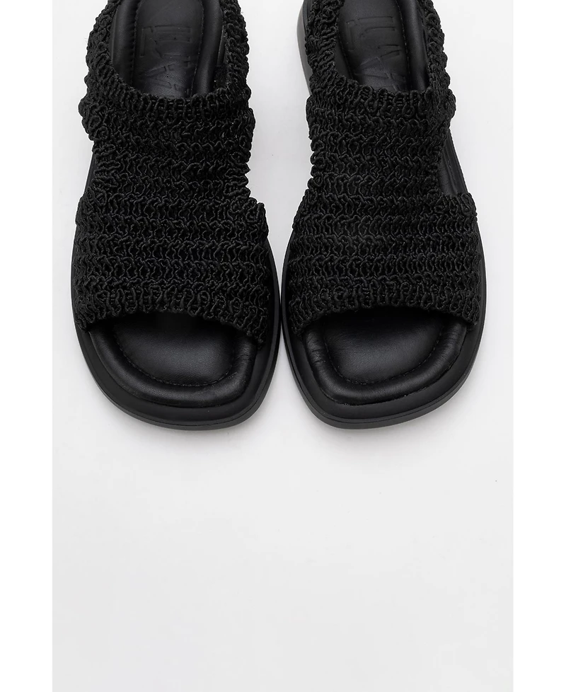 Weave Leather Woven Sandal (Women)