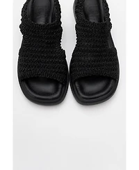 Weave Leather Woven Sandal (Women)