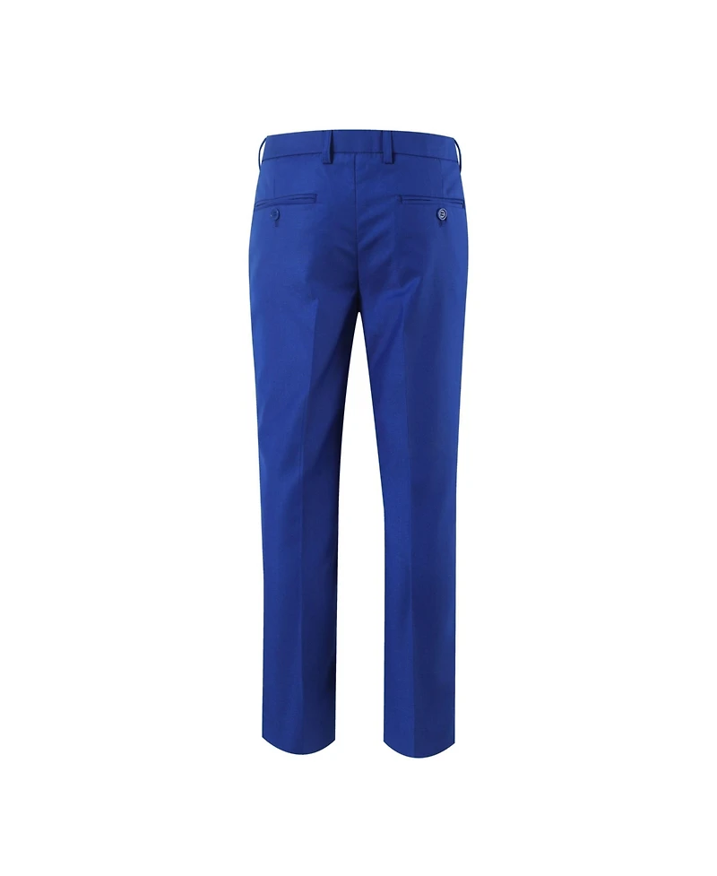 Elie Balleh Big Boys Royal Blue Slim Fit Dress Pants