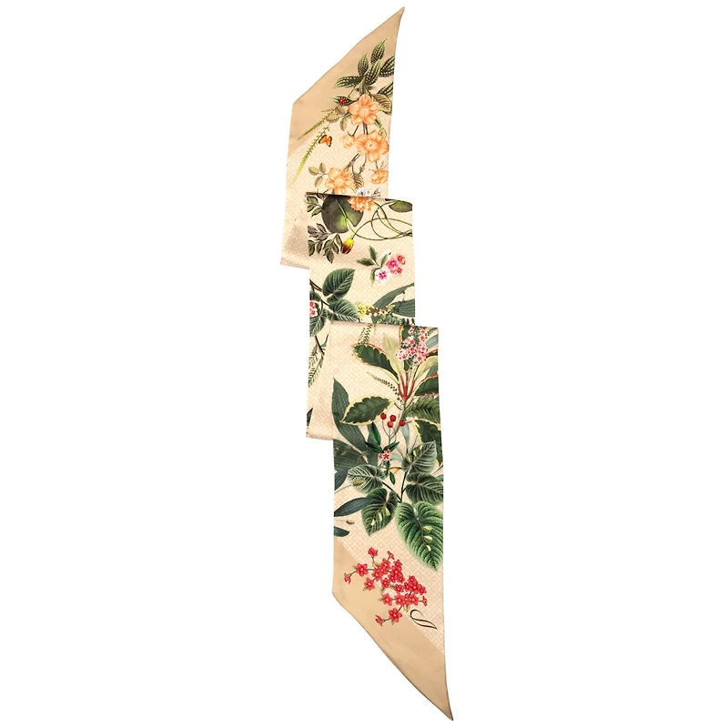 Ornella - Skinny Silk Scarf for Women