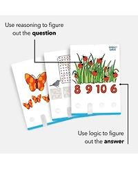 Haba Logic Case Extension Set: Nature - Ages 6+ Card Games for Kids, Travel Games, Learning Toys, Flash Cards for Kids Brain Teaser Puzzle Games