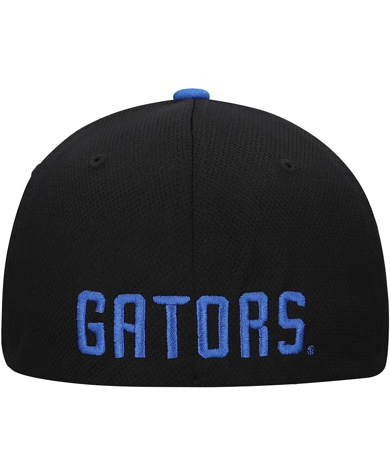 Top of the World Men's Black/Royal Florida Gators Reflex 2.0 Flex Fit Hat