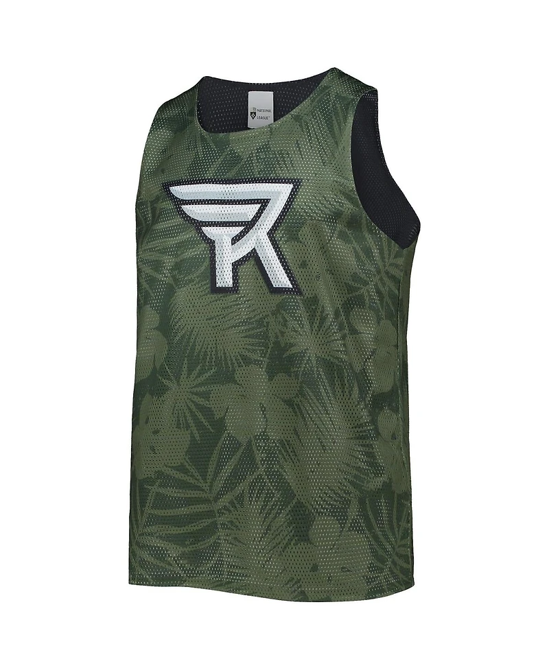 Foco Men's Green/Black Rochester Knighthawks Reversible Mesh Tank Top