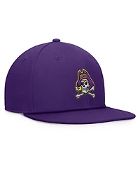 Top of the World Men's Purple Ecu Pirates Fundamental Snapback Hat