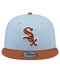 New Era Men's Light Blue Chicago White Sox Spring Color Two-Tone 9FIFTY Snapback Hat