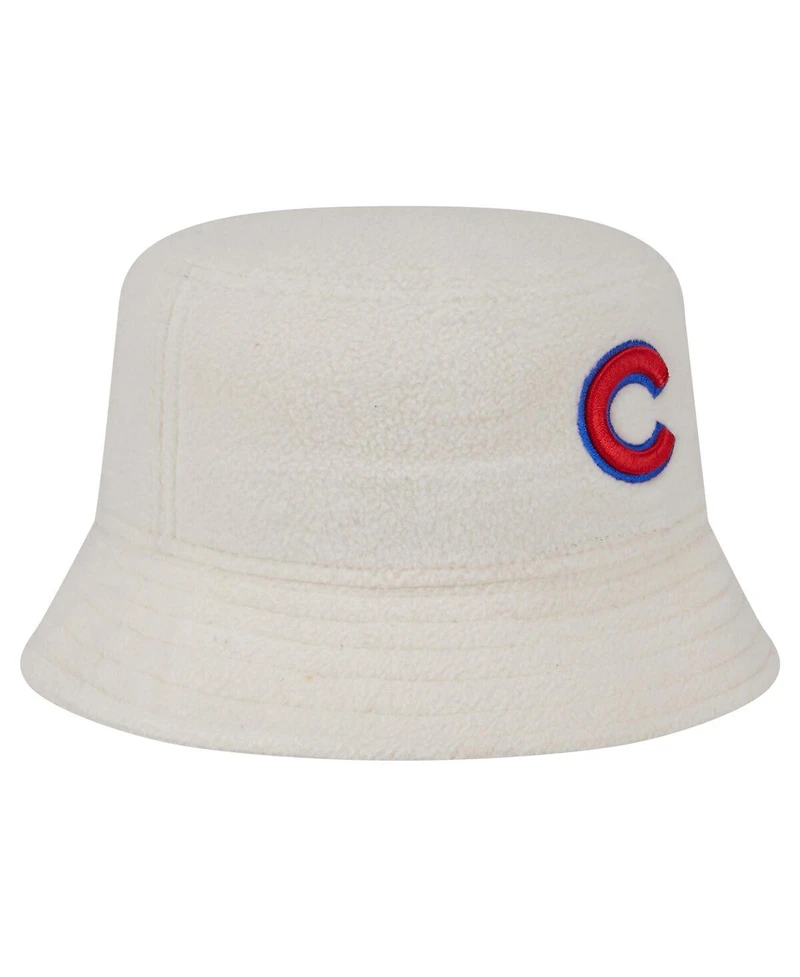 New Era Women's White Chicago Cubs Chrome Cozy Bucket Hat