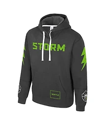 Stadium Essentials Men's and Women's Black Seattle Storm City Star Rebel Edition Pullover Hoodie