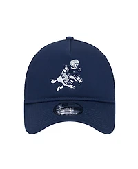 New Era Men's Navy Dallas Cowboys Retro Main A-Frame Trucker 9FORTY Adjustable Hat