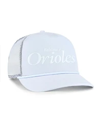 '47 Brand Women's Light Blue Baltimore Orioles Foundation Script Hitch Adjustable Trucker Hat