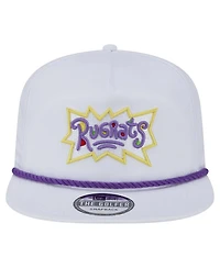 New Era Men's White Rugrats Golfer Snapback Hat