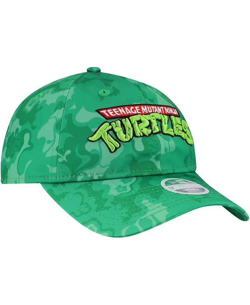 New Era Women's Green Teenage Mutant Ninja Turtles Adjustable Hat