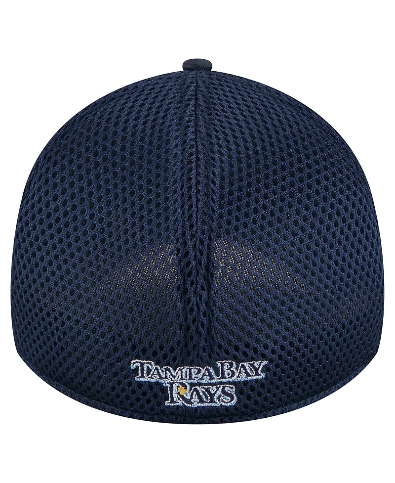 New Era Men's Navy Tampa Bay Rays Subtle Camo 39THIRTY Flex Hat