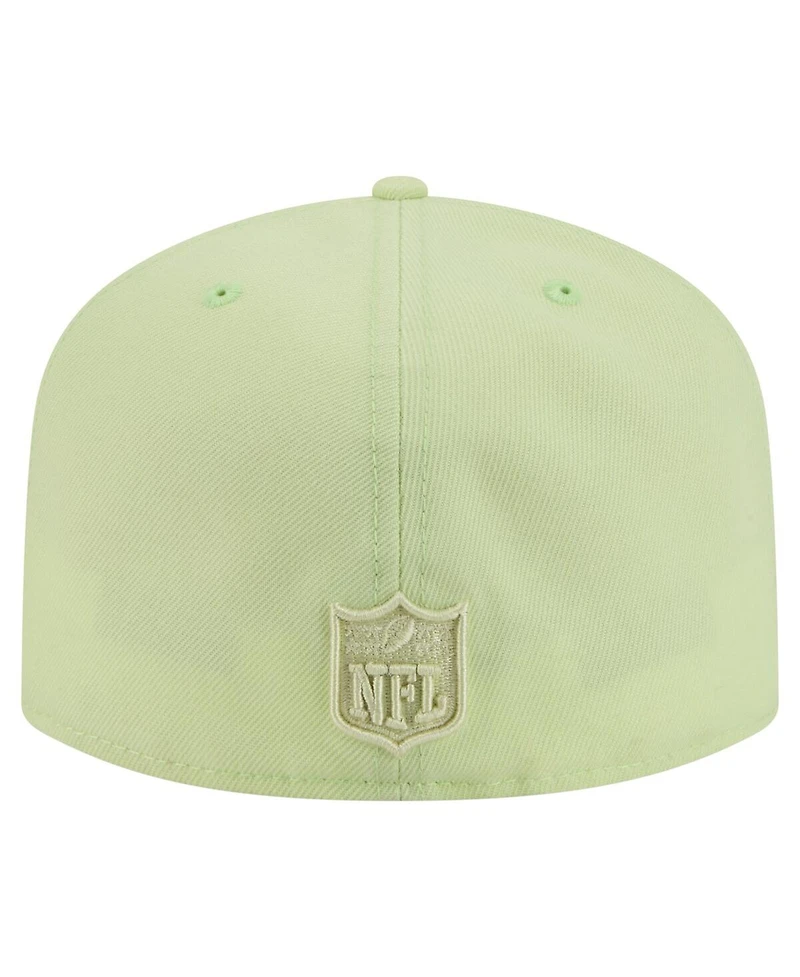 New Era Men's Green Seattle Seahawks Color Pack A-Frame 59FIFTY Fitted Hat