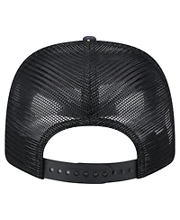New Era Men's Navy/Black Las Vegas Raiders Adventure Drinks Pattern 9SEVENTY Stretch Snap Hat