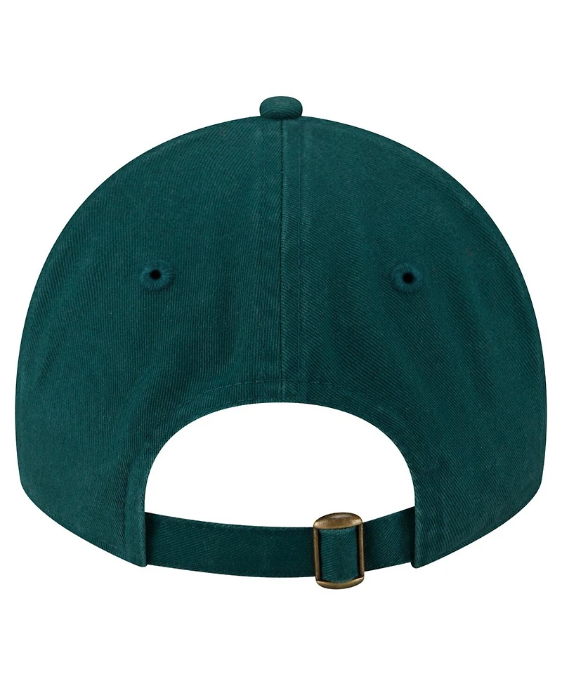 New Era Women's Dark Green Athletics Preppy Team 9TWENTY Adjustable Hat