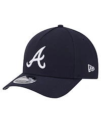 New Era Men's Navy Atlanta Braves 9FORTY M-Crown Adjustable Hat