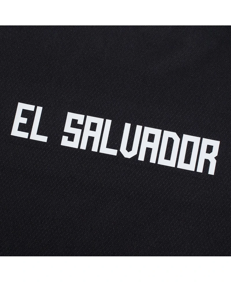 Umbro Men's Black El Salvador National Team Presentation Raglan Full-Zip Jacket