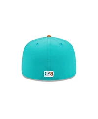 New Era Men's Turquoise Winston-Salem Dash Theme Nights 59FIFTY Fitted Hat