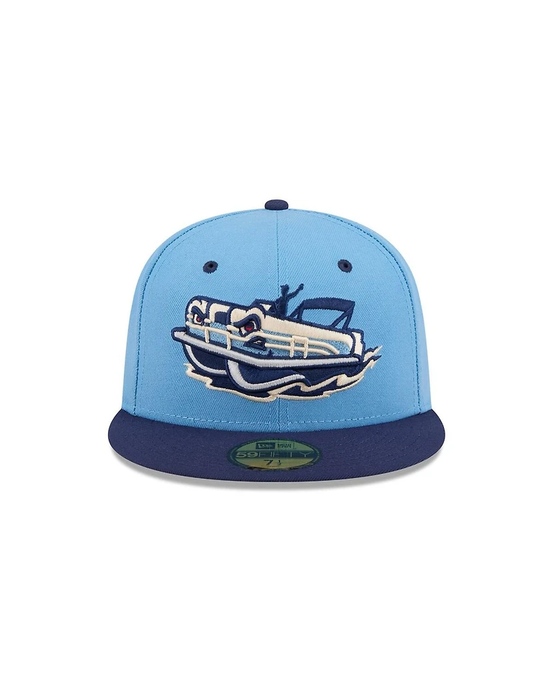 New Era Men's Light Blue Great Lakes Loons Theme Nights 59FIFTY Fitted Hat