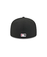 New Era Men's Black Frisco RoughRiders Theme Nights 59FIFTY Fitted Hat