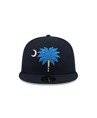 New Era Men's Navy Myrtle Beach Pelicans Theme Nights 59FIFTY Fitted Hat