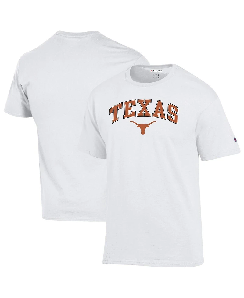 Champion Men's White Texas Longhorns Arched Logo T-Shirt