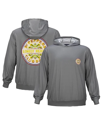 Section 119 Men's and Women's Gray The Beatles Sgt. Pepper Vintage Seal Upf 50 Pullover Hoodie