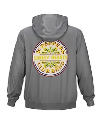 Section 119 Men's and Women's Gray The Beatles Sgt. Pepper Vintage Seal Upf 50 Pullover Hoodie