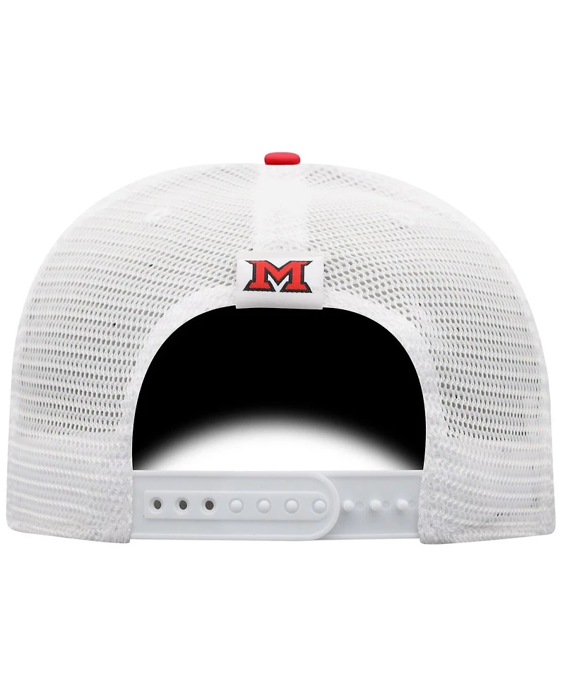 Top of the World Men's Red Miami University RedHawks Trucker Adjustable Hat