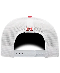 Top of the World Men's Red Miami University RedHawks Trucker Adjustable Hat