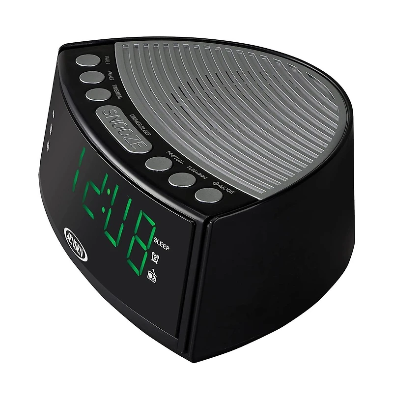 Jensen Jcr-160 Digital Am/Fm Dual Alarm Clock Radio