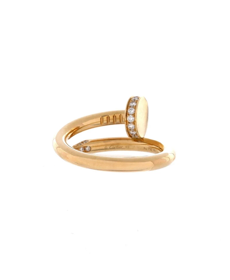 Pre-Owned Cartier Juste un Clou Ring 18K Gold and Diamonds