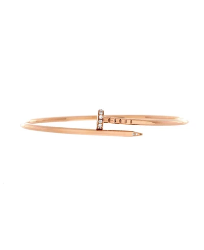Pre-Owned Cartier Small Juste un Clou Bracelet 18K Rose Gold with Diamonds