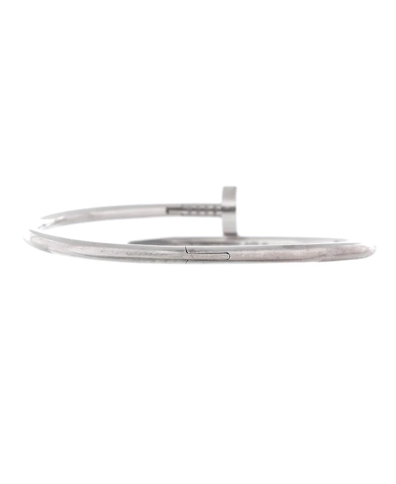 Pre-Owned Cartier Classic Juste un Clou Bracelet 18K White Gold