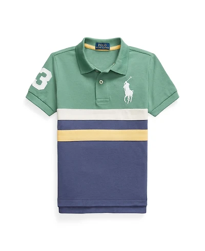 Polo Ralph Lauren Toddler and Little Boys Big Pony Mesh Shirt
