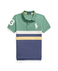 Polo Ralph Lauren Toddler and Little Boys Big Pony Mesh Shirt
