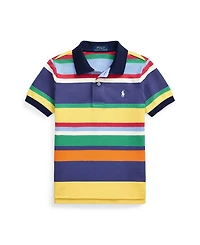 Polo Ralph Lauren Toddler and Little Boys Striped Mesh Polo Shirt