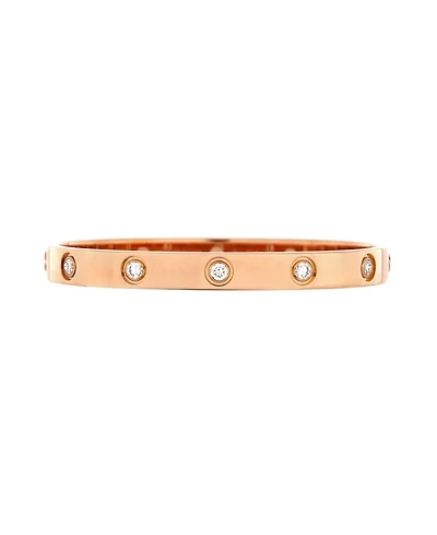 Pre-Owned Cartier Love 10 Diamond Bracelet 18K Rose Gold with Diamonds