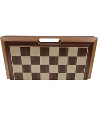 We Games Folding Wood Travel Chess Set
