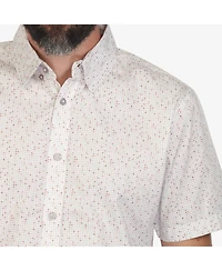 Vustra Men's Electric Night Button-Down Shirt