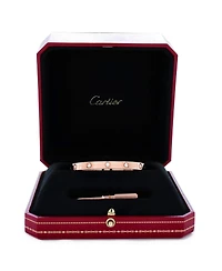 Pre-Owned Cartier Love 10 Diamond Bracelet 18K Rose Gold with Diamonds
