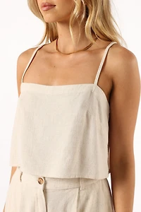 Petal and Pup Women's Ryan Short Set - Oatmeal